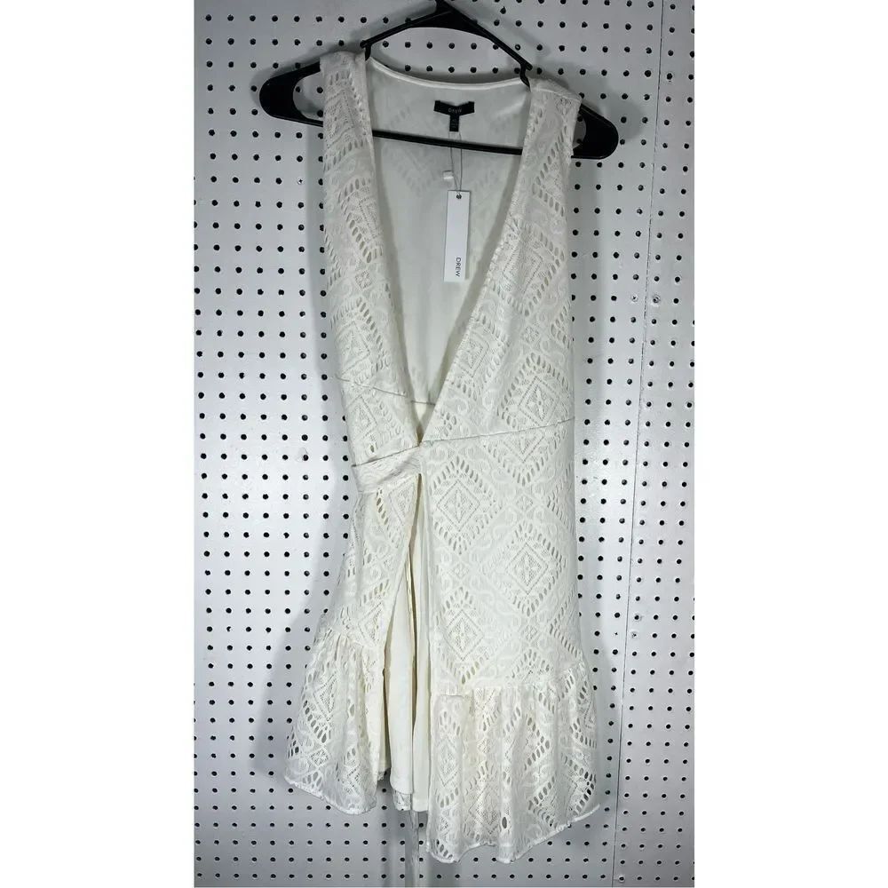 DREW Anthropologie wrap lace dress